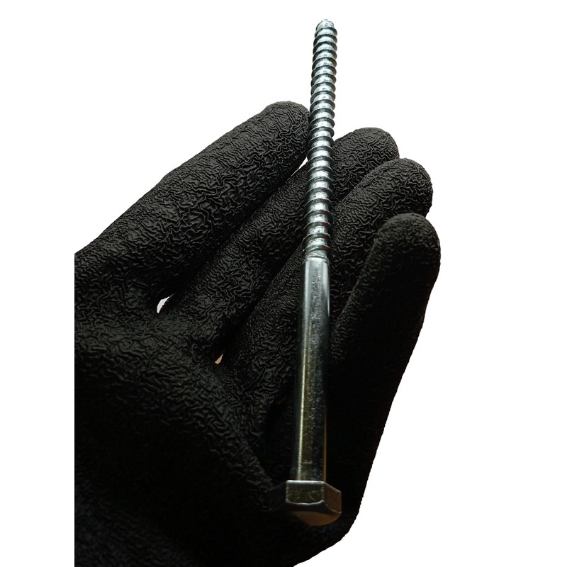 LLB 150mm M8 For Coach Screws Wood Hex Head Width