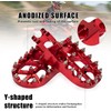 XINGWU Dirt Bike Foot Pegs Wide Footpegs CNC Upgraded for