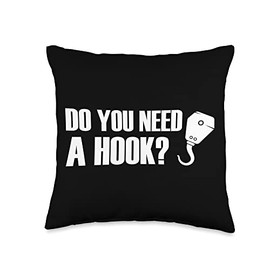 Do you need a hook Throw Pillow