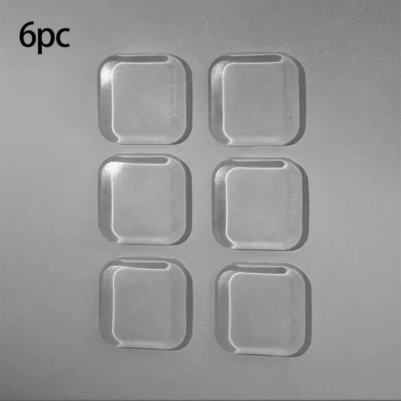 Clear Door Knob Wall Protectors – 40×8mm Bumper Pads for