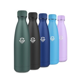 Insulated Flask, 750 ml, Water Bottle, Thermos Bottle, BPA-Free, Leak-Proof, Vacuum Double-Walled, Water Bottle for School, Outdoor, Bike, Travel, Office, Sports