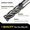 SPEED TIGER EISE 3/16" Carbide Square End Mill - 4