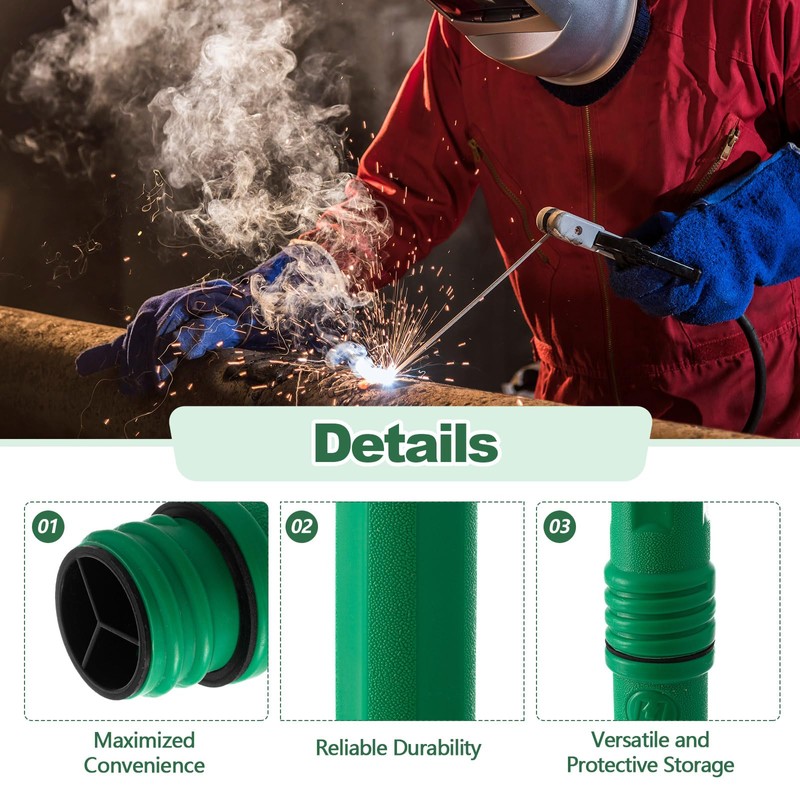 Tandefio 2 Pcs Welding Rod Storage 40 Inch Tig Rod