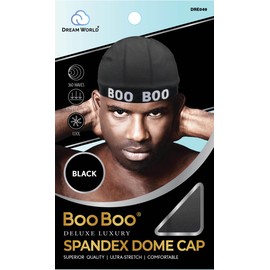 Dream World Boo Boo Spandex Dome Cap Black