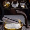 Lazy Kungfu Drip Teapot Magnetic Semi-Automatic Glass Teapot Wooden Glass