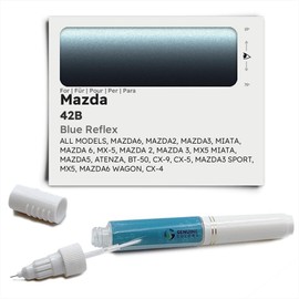 Genuine Colors Paint Pen Blue Reflex 42B for Mazda Blue MAZDA6 MAZDA2 MAZDA3 Miata 6 MX-5 2 3 MX5 MAZDA5 ATENZA BT-50 CX-9 CX-5 Sport Wagon CX-4