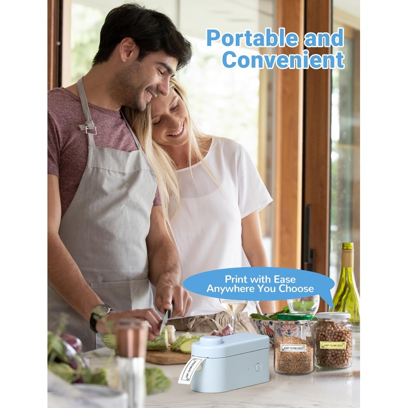 Makeid Label Makers, L1 Label Maker Machine, Portable Wireless Sticker
