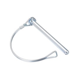 sourcing map Shaft Locking Pin for Coupler Trailer Lawn Garden in Arc Round 8mm x 90mm