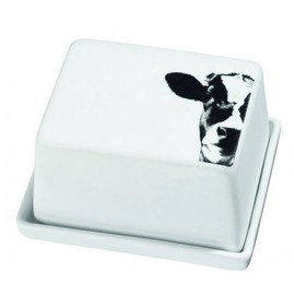 Räder POESIE ET TABLE Breakfast Butter Tin Small Cow Design