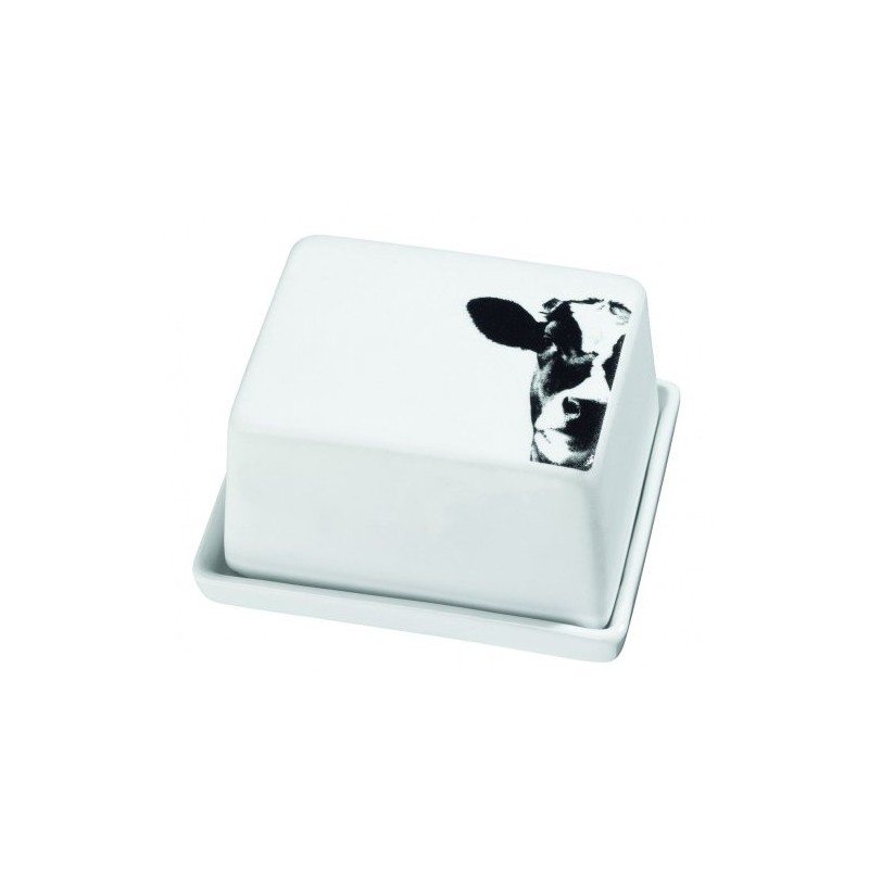 Räder POESIE ET TABLE Breakfast Butter Tin Small Cow Design