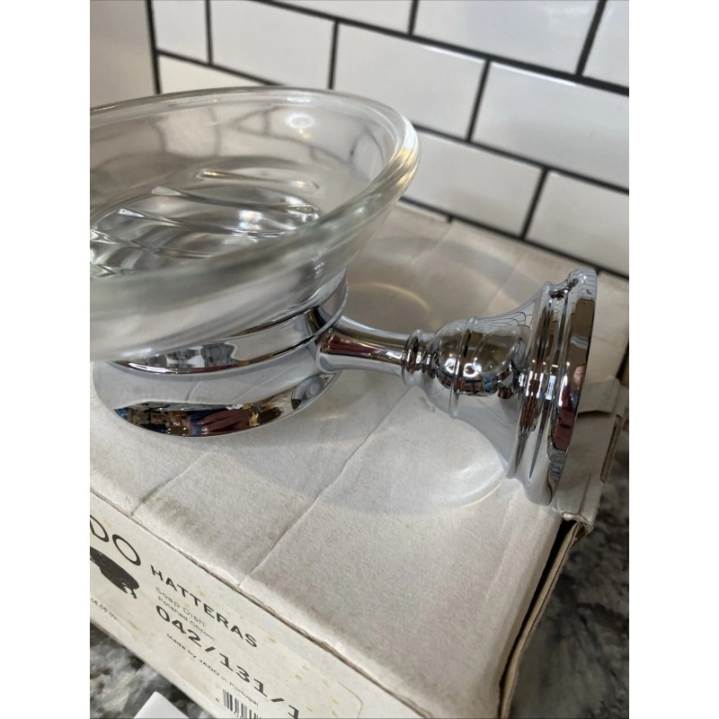 JADO Hatteras Soap Dish - Polished Chrome, #042/131/100, NOS!