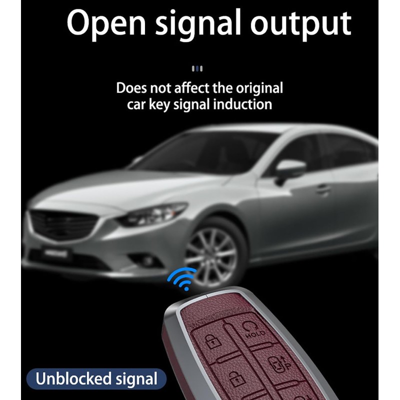 ontto 8 Button Key Case Compatible with Hyundai Genesis G70