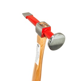 AES Industries Professional Straight Finishing Hammer with Genuine Hickory Handle