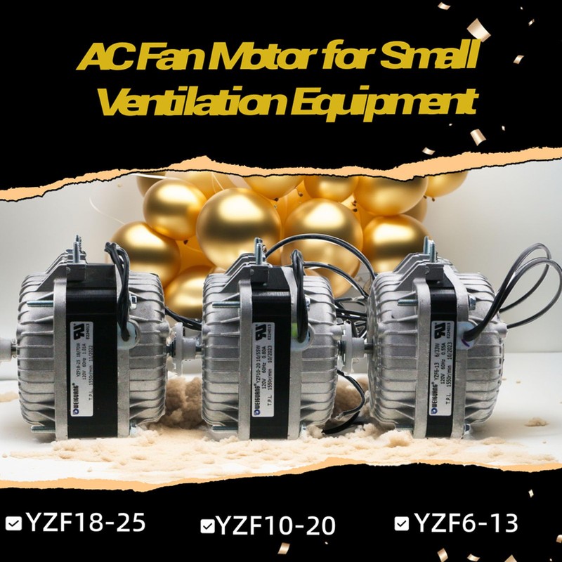 Condenser Fan AC Motor YZF6-13,Input Power 33W Output Power 6W