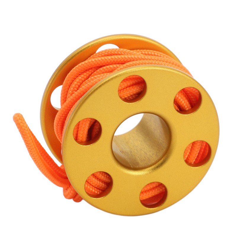 Scuba Diving Finger Reel Aluminum Alloy Mini Finger Spool Reel