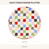 MACKENZIE-CHILDS Round Platter, Dishwasher-Safe and Microwave-Safe Stoneware Serving Platter, Multi
