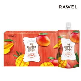 Tingle Konjac Jelly Apple Mango 1 box (130g x 10 packs) Roel Konjac Jelly Apple Mango 1 box / 팅글 곤약젤리 애플망고 1박스 (130g x 10팩) 로엘 곤약젤리 애플망고 1박스