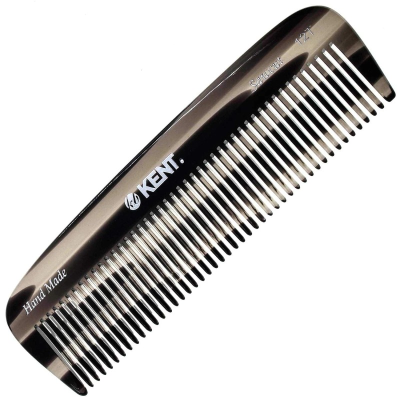 Kent 5.7" Handmade Wide Tooth Detangling Comb - Yellow Tokyo