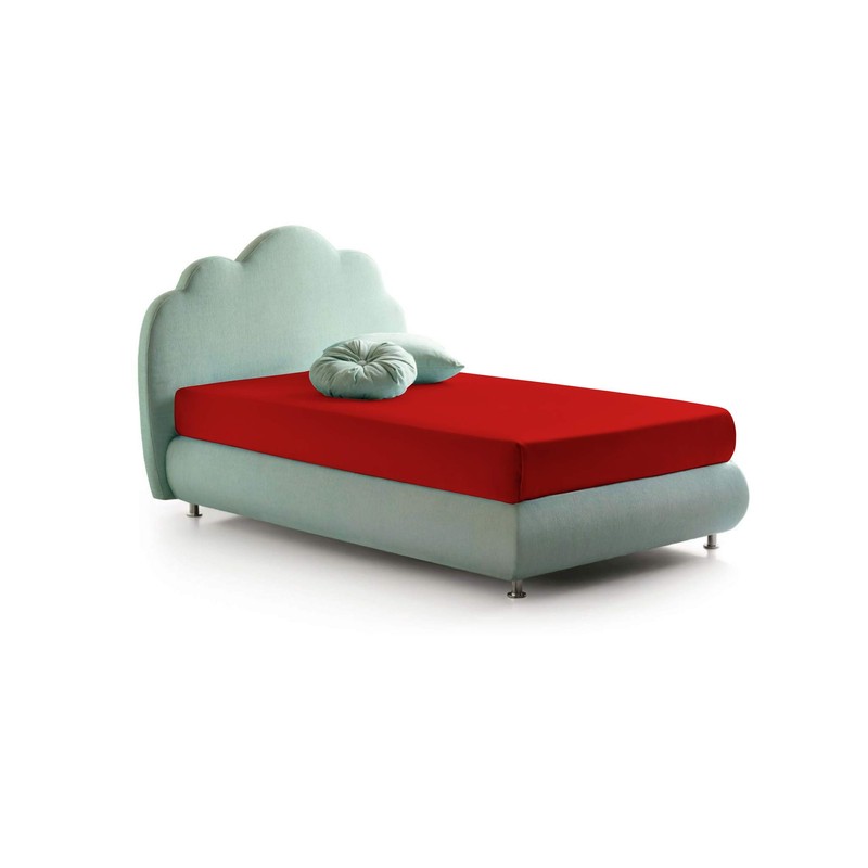 Max Color Cotton Fitted Sheet, Double, Red