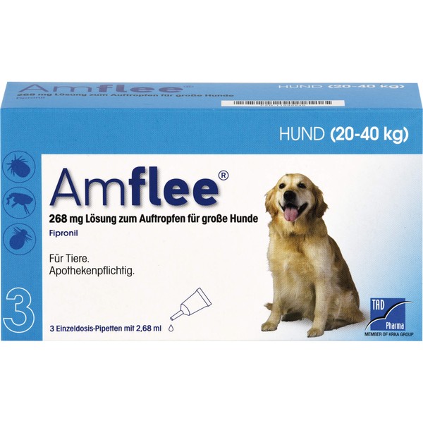 Amflee 268mg H 20-40kg, 3 St LOE