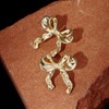 Bow Earrings for Women Rhinestone Bow Earrings Crystal Statement Dangle