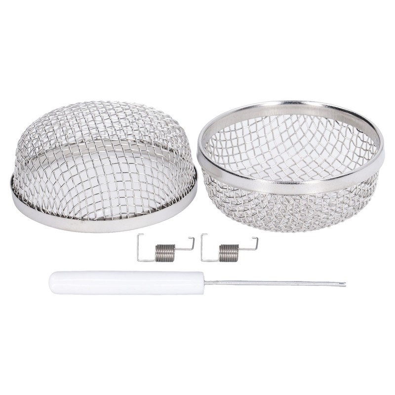 2Pcs RV Water Heater Vent Cover Stainless Steel 2.8in Flying