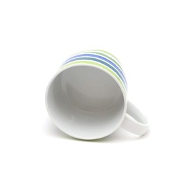 TAMAKI T-922309 Soup Cup Craft Studio Blue/Green, Diameter 3.6 x Depth 4.9 x Height 2.6 inches (9.1 x 12.5 x 6.5 cm), Capacity 9.5 fl oz (270 ml)