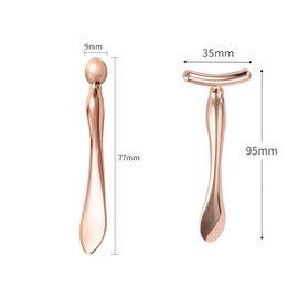 Augencreme Applikator,2 Stück Augenmassagegerät Gesichtsroller Augenmassage Stick Zauberstab Augen Roller Kugel Massagestab Massagegerät Werkzeug für Gesichtspflege Antialterung