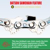 3PC 18 Inch Chainsaw Chain for Oregon CS1500, 18" Chain