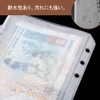 DFsucces Binder Pocket, 6 Holes, Organization Pocket, Loose Leaf, Document