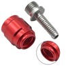 Ollanoos 4 Sets Disc Bicycle Olive Connecting Insert Oil Fitting