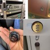 keeda Combination Cabinet Lock, Password Coded Lock 3/4” Cylinder, Password
