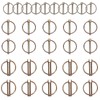 VIKKSAER 30PCS Lynch Pin Assortment Kit Linch Pin with Ring