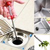 SHUOGUO Upgraded Drain Snake, 61 inch plumbing snake，Sink Snake Drain