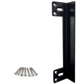 AOZULIJI Door Latch Guard Plate, 7” Latch Guard Plate Cover – Cover The Latch Gap Between Door and Door Frame Protect Against Forced Entry, Outswing Door Security Protector, Heavy Duty (7”)