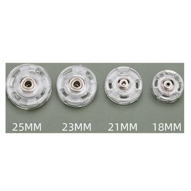 Leadigol Transparent Snap Button 40 pcs Concealed Fastener Invisible Snap Button Delicate Clasp Cardigan Overcoat