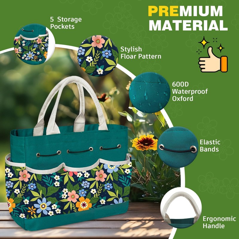 22Pcs Gardening Tools Set for Women Heavy Duty Garden Hand