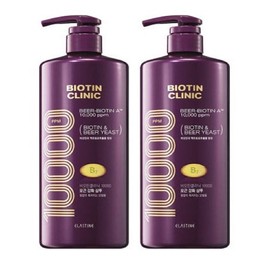 Elastin Biotin Clinic Brewer's Yeast Shampoo 1000m x 2 / 엘라스틴 비오틴클리닉 맥주효모 샴푸 1000m x 2개