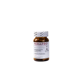 FERAPRO™ 75MG 100 CAPS | Vegan Iron Supplement | With Vitamin C 175mg, Methylcobalamin 1000mcg, 5-MTHF 80mcg, and Glycine 100mg