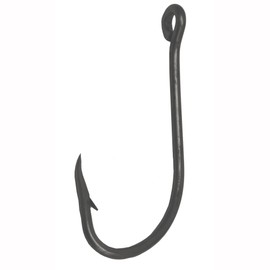 Eagle Claw Offset de Mango Plano Gancho (50 Unidades), Acero Inoxidable, Size 10/0