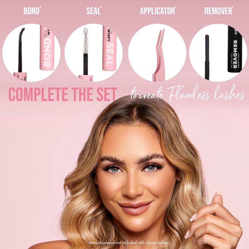 One V Salon, DIY Lash Clusters, 120 Pc, 40D-C Curl