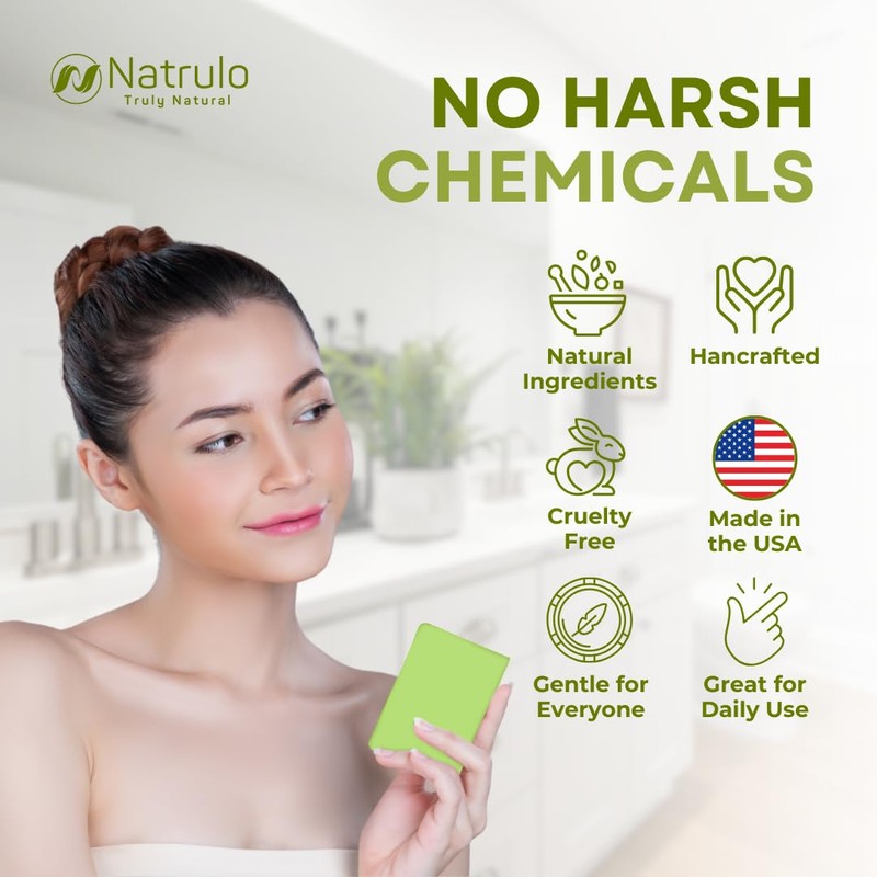 Lemongrass Soap Bar – Handcrafted USA Exfoliating Face & Body