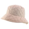Armycrew Lightweight Packable Warm Quilted Bucket Hat - Beige