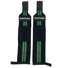 Tunturi Wrist Guards Unisex Black/Green Pack of 2