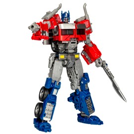 Transformers Toys Studio Series Voyager Class Transformers: Rise of the Beasts 102 Optimus Prime 6.5-inch Converting Action Figure, 8+