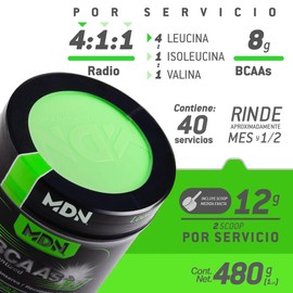 Bcaas Beta-alanina Suplemento Instantized 480g Mdn Sports