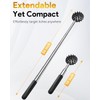 TUKUOS Telescoping Back Scratcher with 4Pcs Detachable Scratching Heads, Fathers