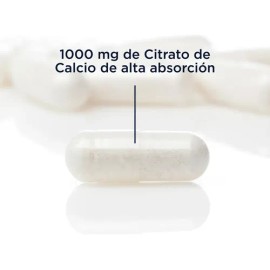 Kal Citrato de Calcio 1000mg Suplemento Nutricional 120 Cápsulas