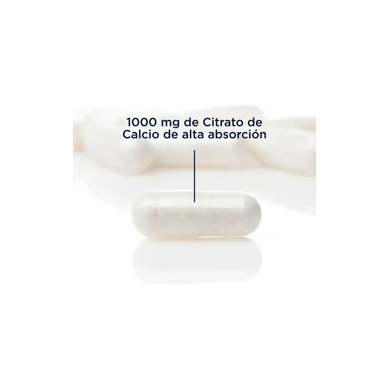 Kal Citrato de Calcio 1000mg Suplemento Nutricional 120 Cápsulas