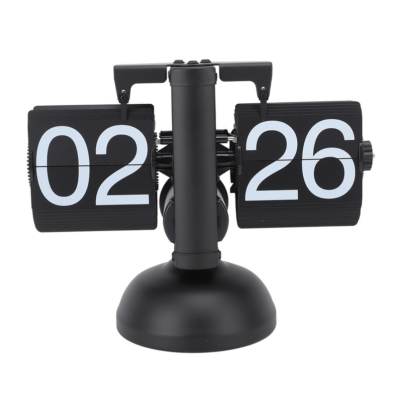 Flip Clock Large Number Battery Powered 304 Stainless Steel Tabletop
